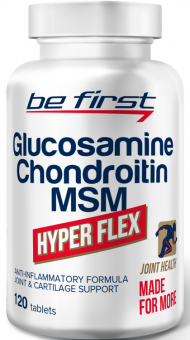 Be First Be First Glucosamine+Chondroitin+MSM Hyper Flex, 120 таб. 
